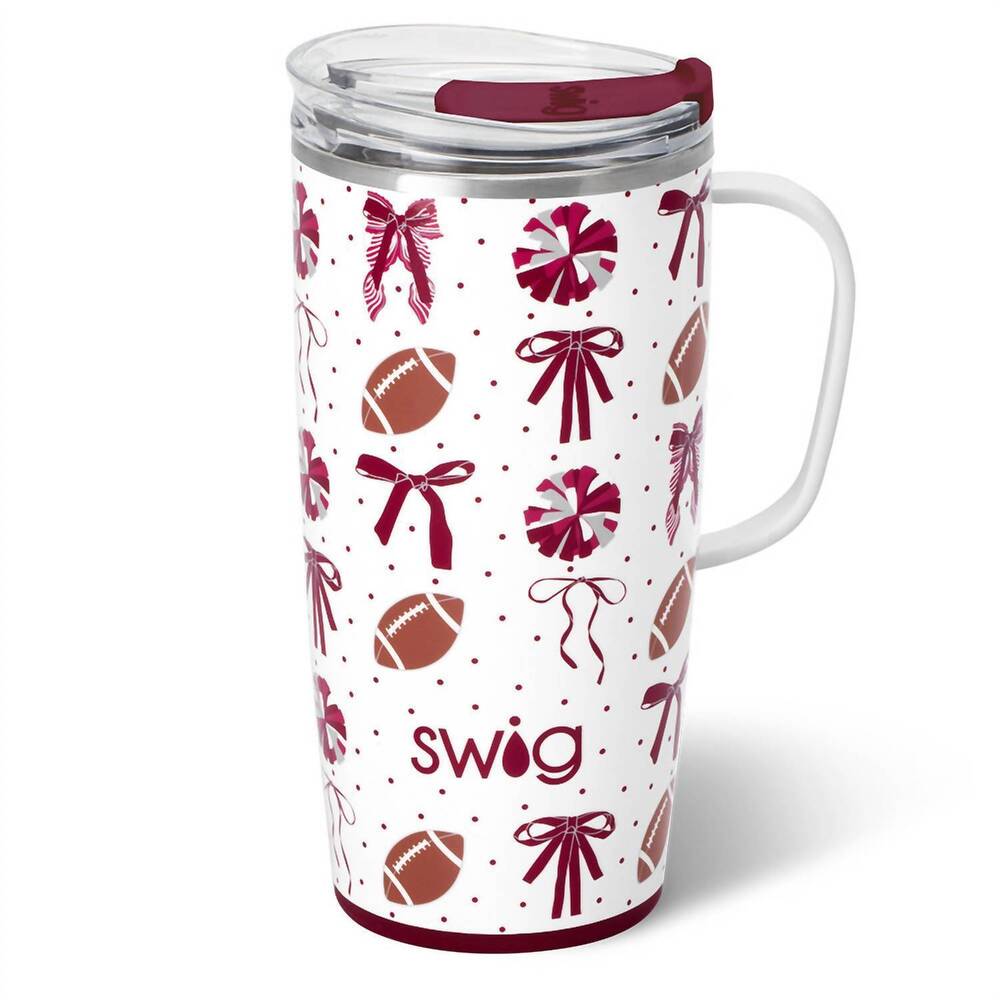 NEW SWIG LIFE we've got spirit travel mug - 22 oz. in maroon